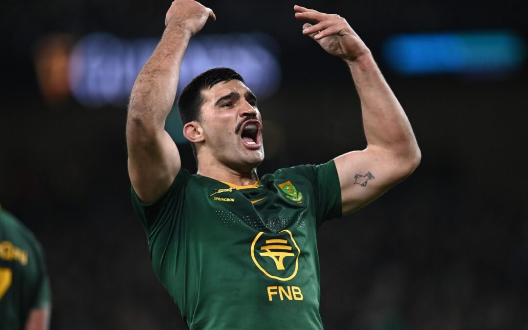 Damian de Allende hará historia: será centenario con los Springboks ante los All Blacks